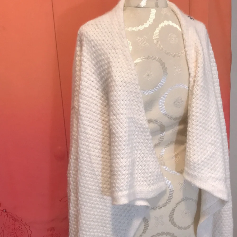 Stunning angora mix sweater coat, M/L - Picture 3 of 9